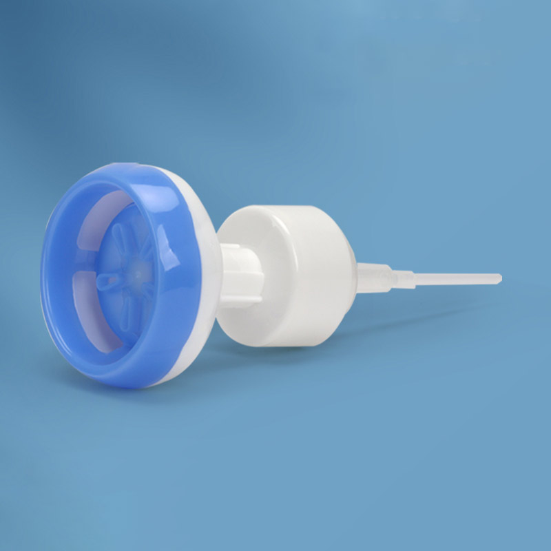 Tête de pompe en mousse désinfectante pour les mains en forme de fleur de 42 mm