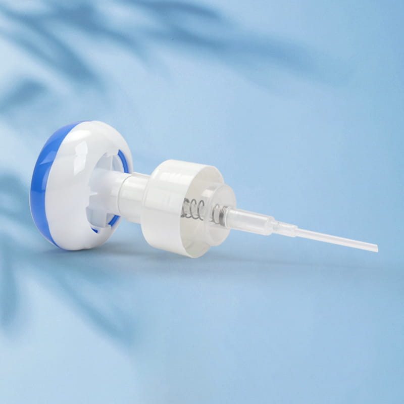 Tête de pompe en mousse désinfectante pour les mains en forme de fleur de 42 mm